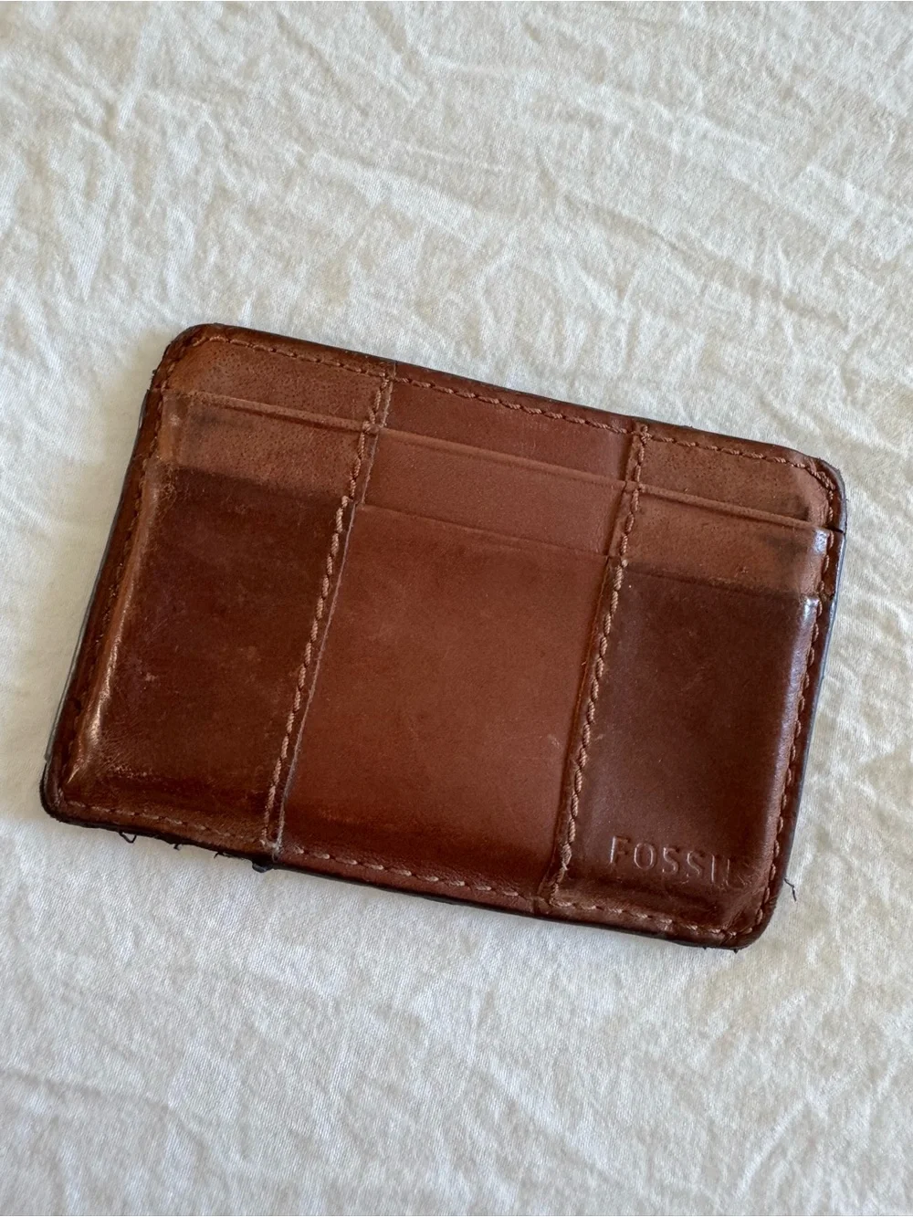 Fossil Men's Everett Slim Leather Card Holder